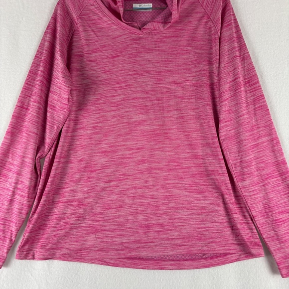 Columbia, Omni‎ Freeze, Pink Long Sleeve, Hoodie, Women's Size XL, Athleisure - Picture 3 of 12
